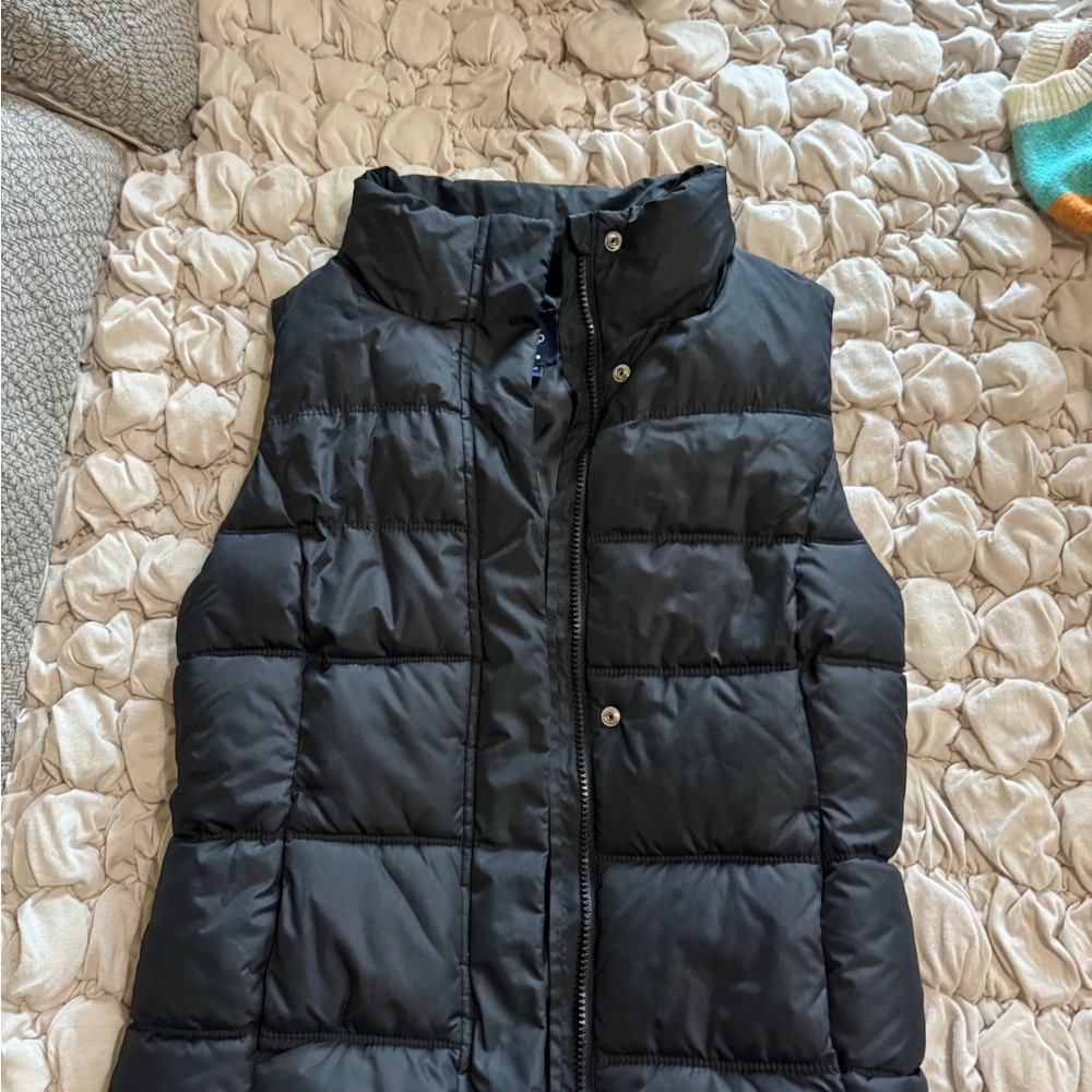 Gap Black Quilted Vest